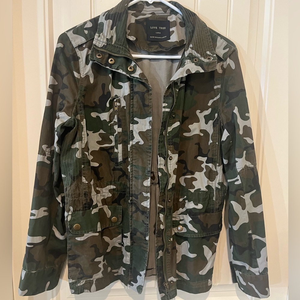 Love Tree Camo Jacket